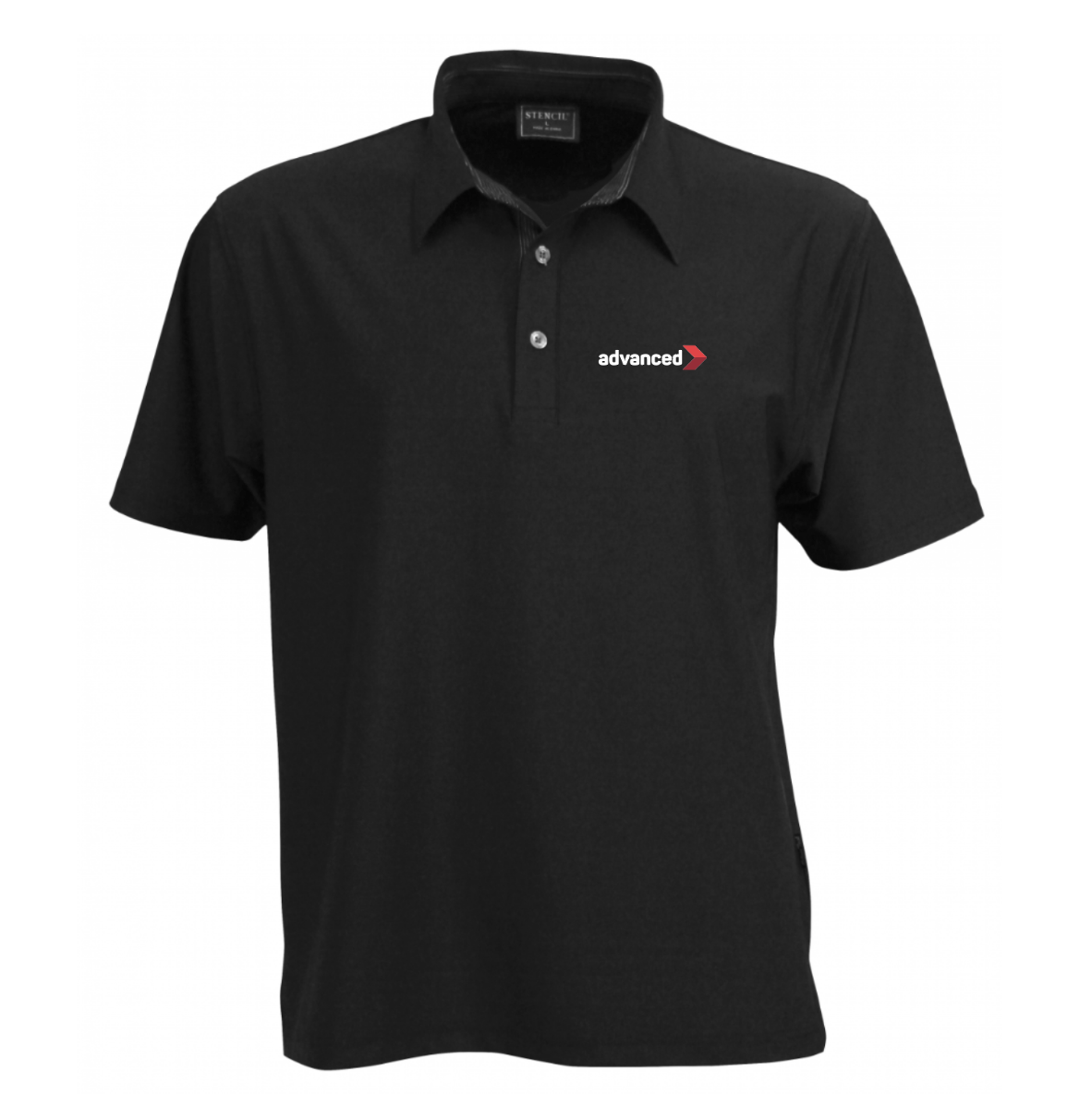 Picture of Men's Argent Black Polo Shirt